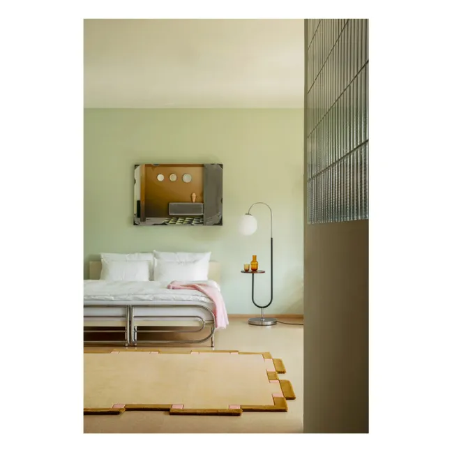 Wool carpet Fregio,Tekla Evelina Severin | Beige