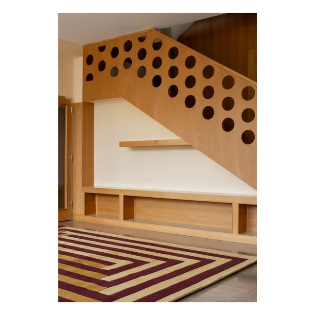 Wool rug Labyrith,Tekla Evelina Severin | Sand