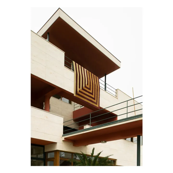 Tapis en laine Labyrith,Tekla Evelina Severin | Sable- Image produit n°3