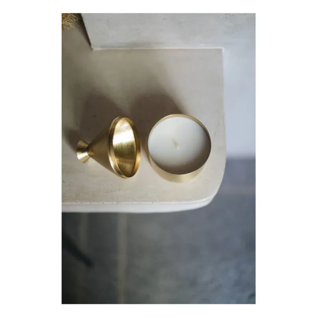 Candela Tajine in argento nichelato - Foresta di abeti