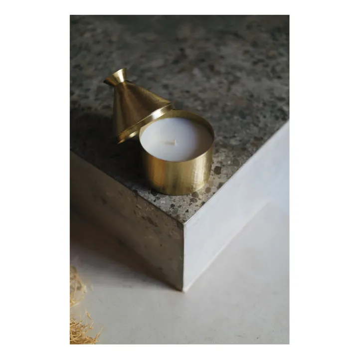 Bougie Tajine Maillechort - Forêt de Sapin- Image produit n°2