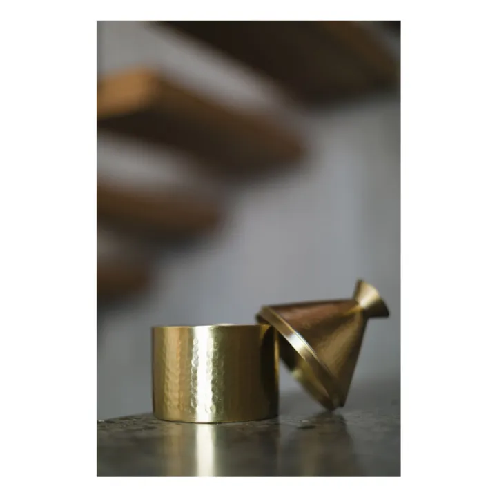 Bougie Tajine Maillechort - Forêt de Sapin- Image produit n°1