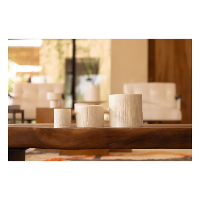 Striated candle - Mon Bel Oranger