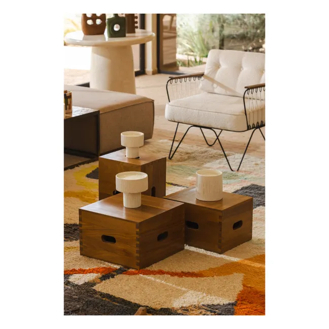 Striated candle - Mon Bel Oranger