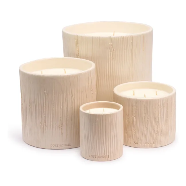 Striated candle - Mon Bel Oranger