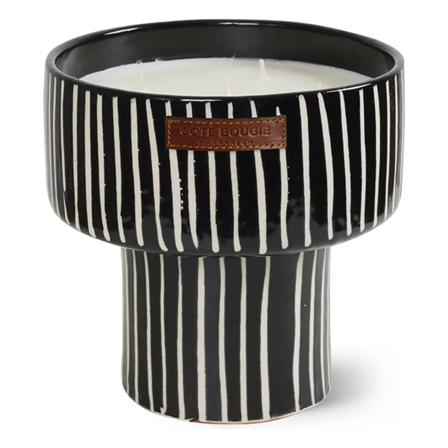 Côté Bougie Untinted Bougie Coupe Zébré - Mandarin Majorelle