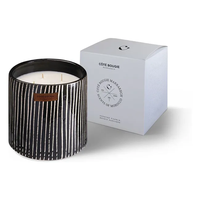Zebra candle - Mandarine Majorelle