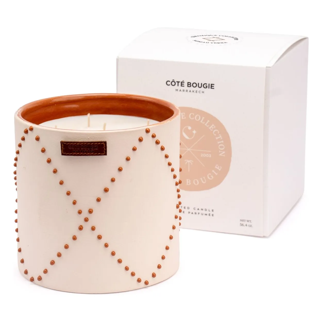 Côté Bougie Untinted Nomad Terra Candle - Dates