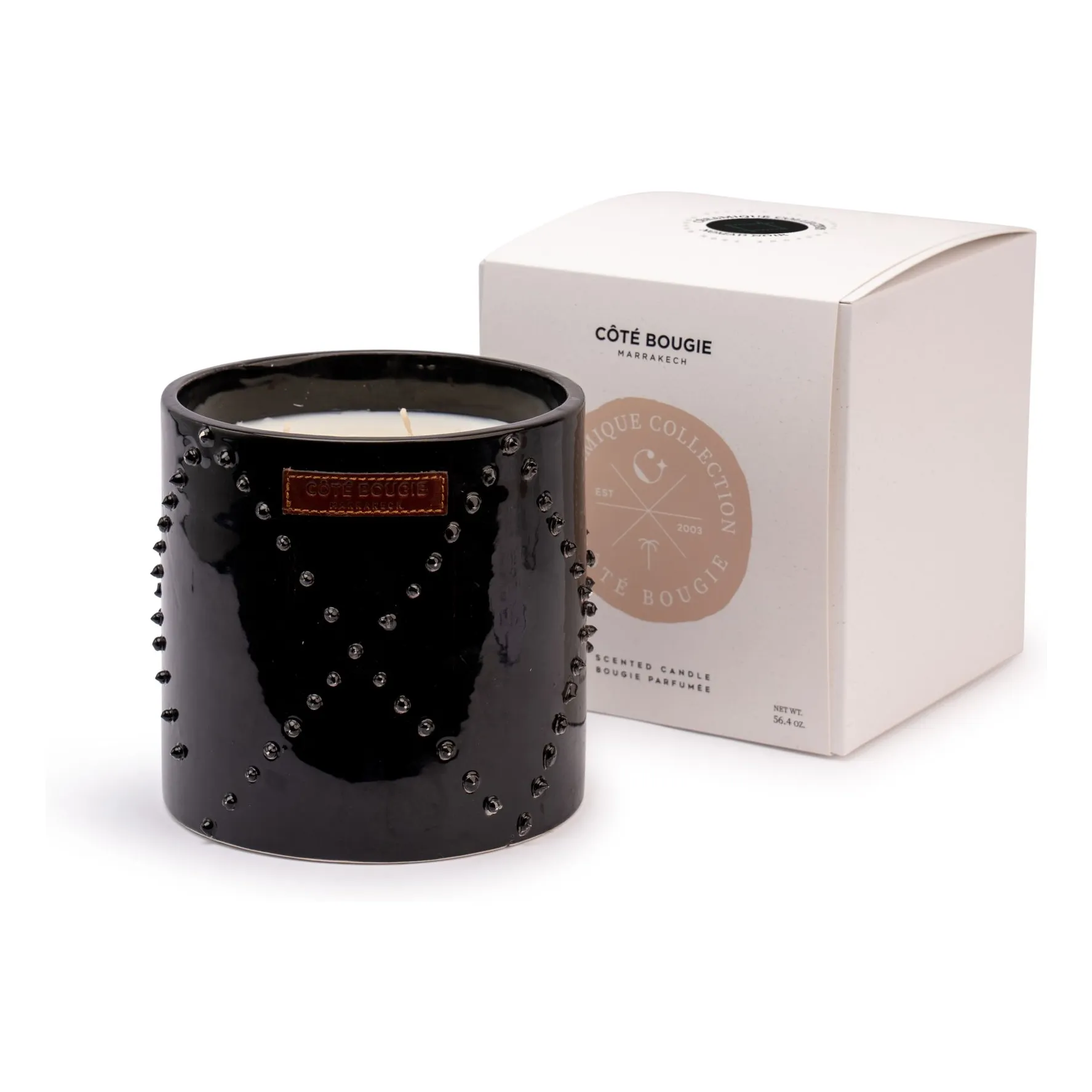 Côté Bougie Untinted Candle Nomad Noir - Atlas Cedar