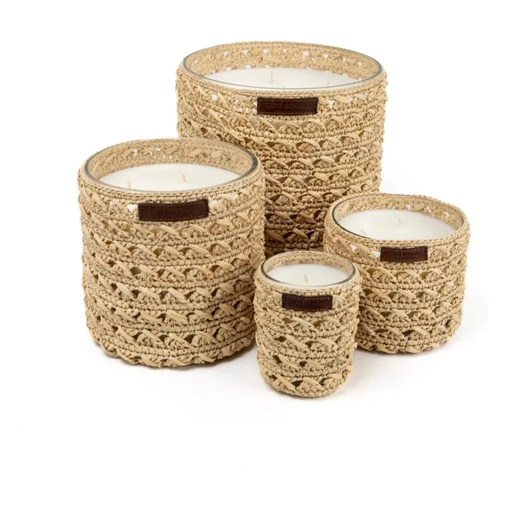 Bougie Raphia Zina - Oriental- Image produit n°1