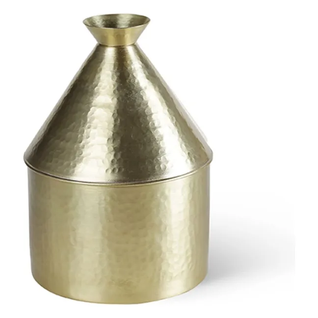 Candela Tajine in argento nichelato - Foresta di abeti