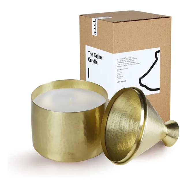 Candela Tajine in argento nichelato - Foresta di abeti