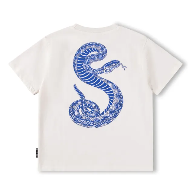 T-shirt Rodney Serpent Coton Bio | Blanc
