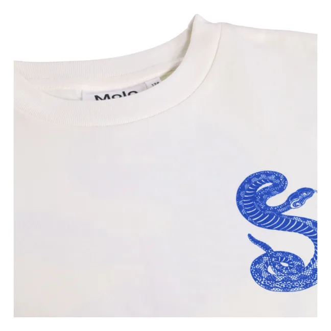 T-shirt Rodney Serpent Coton Bio | Blanc