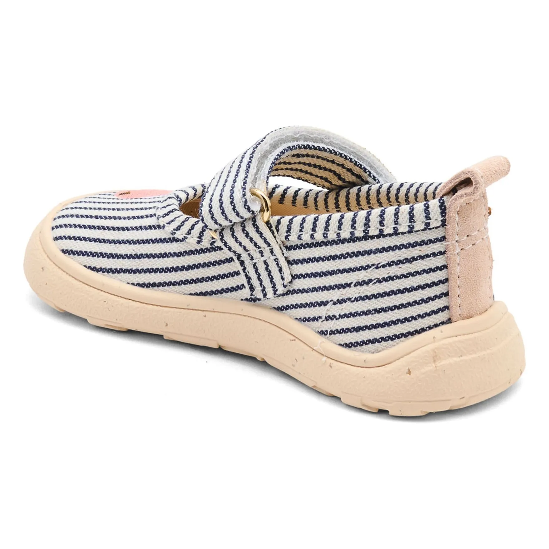 Chaussons Scratchs Rayés Poire | Bleu marine- Image produit n°3