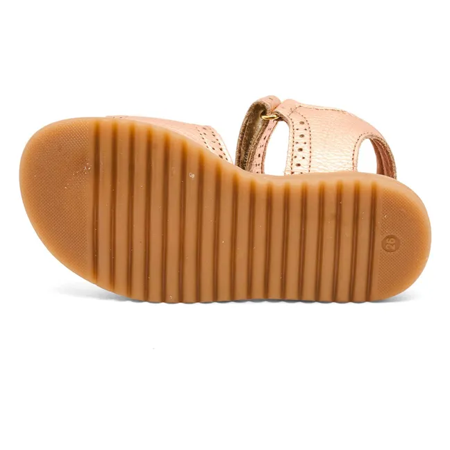 Sandales Andrea | Or rose