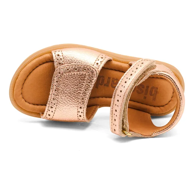 Sandales Andrea | Or rose