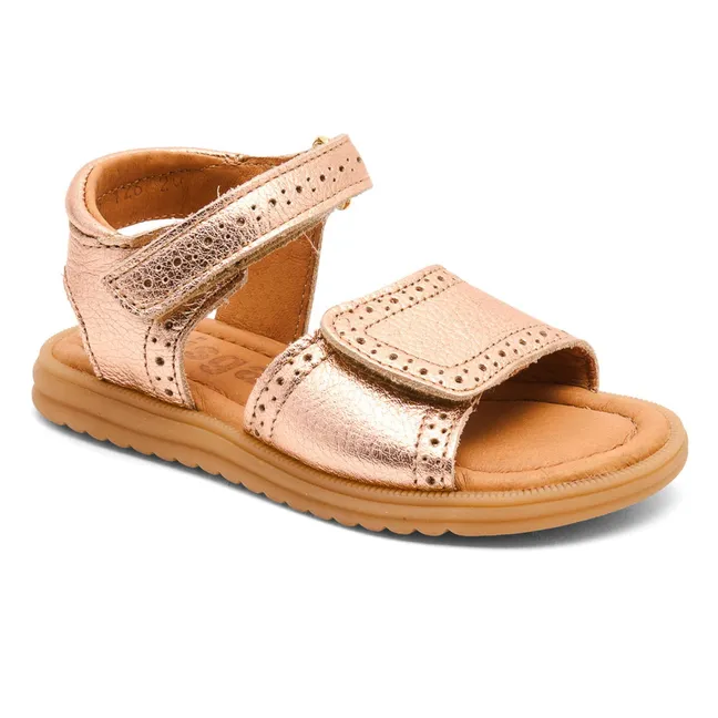 Sandales Andrea | Or rose