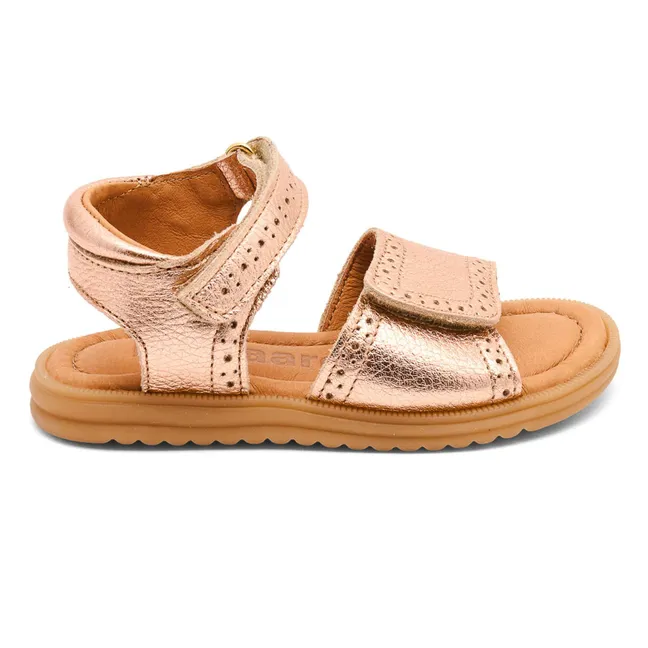 Sandales Andrea | Or rose