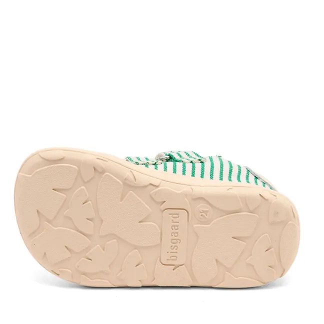 Striped Scratch Sneakers | Green