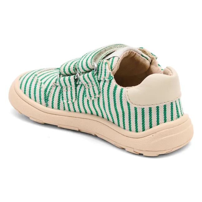 Zapatillas rayadas | Verde