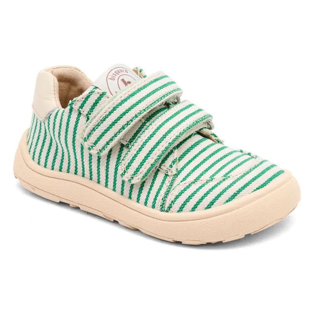 Zapatillas rayadas | Verde