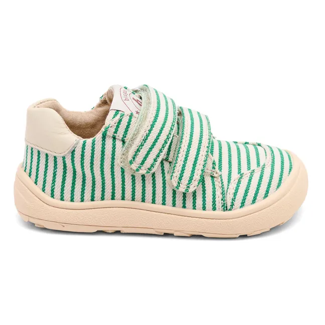 Striped Scratch Sneakers | Green