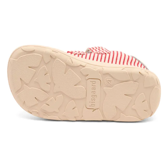 Baskets Scratchs Rayées | Rouge