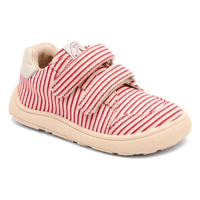 Baskets Scratchs Rayées | Rouge