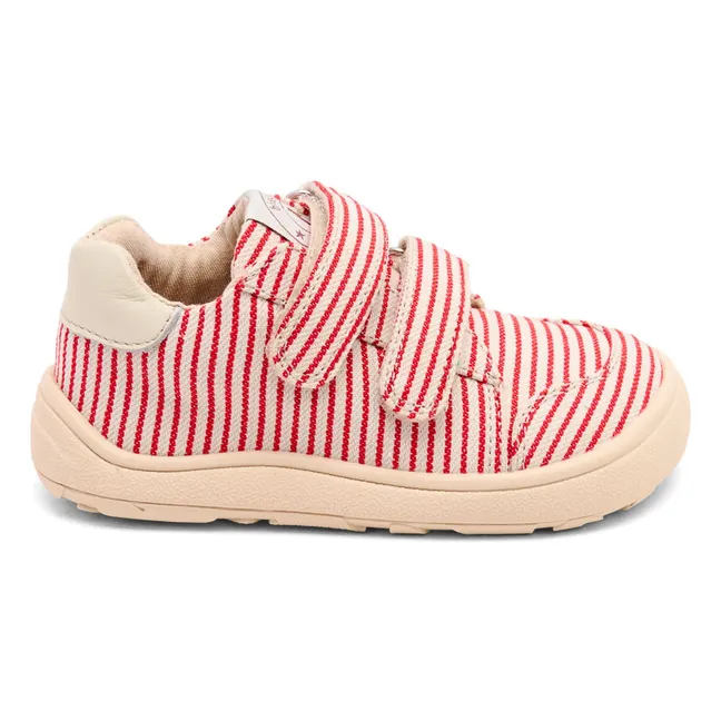 Baskets Scratchs Rayées | Rouge