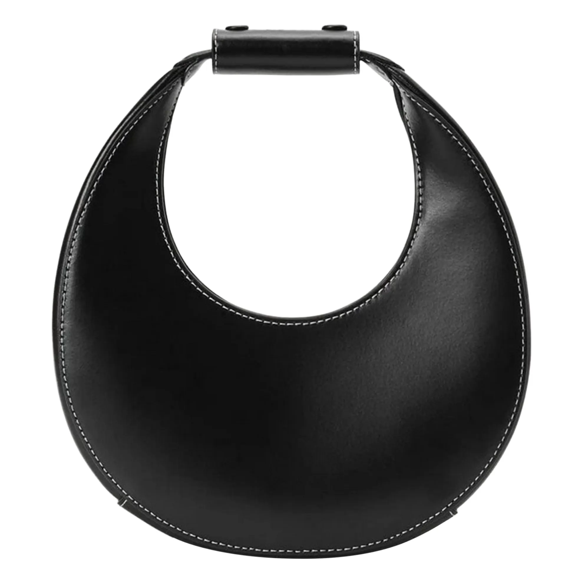 Staud Black Mini Moon Bag