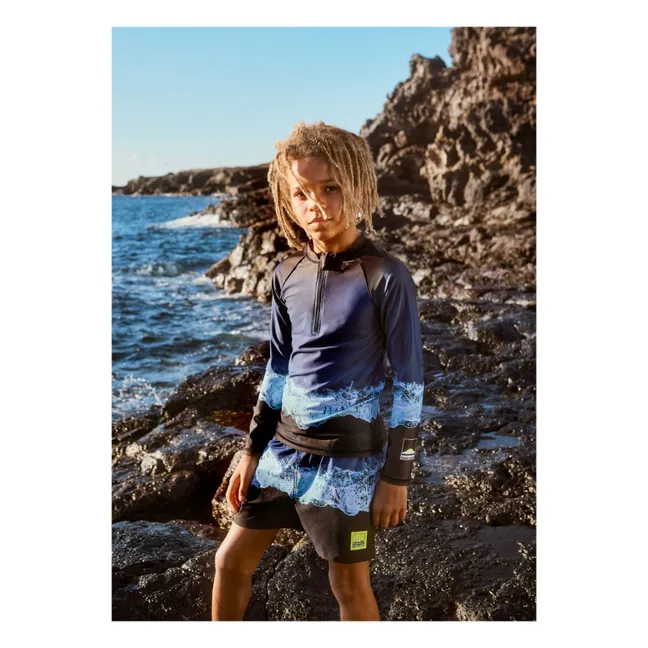 Noble Vagues UV protection T-shirt Recycled fibers | Navy blue