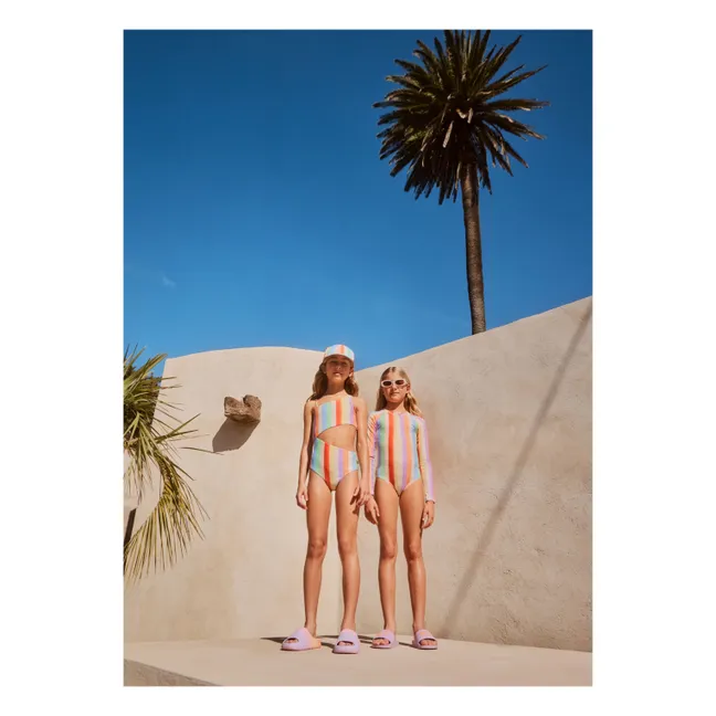 Gorra de rayas de sombra | Naranja