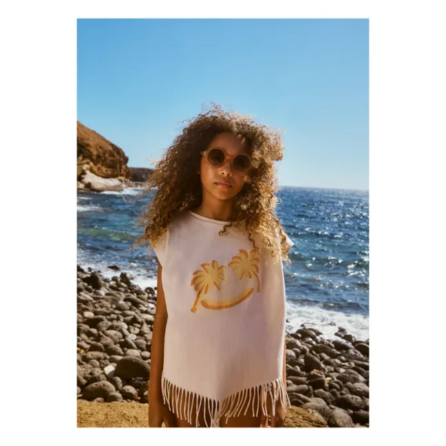 Poncho Rassita Palm Smile | Beige