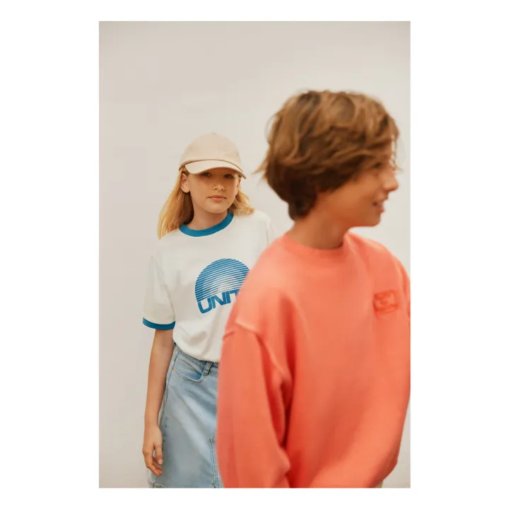 Sudadera Magni de algodón orgánico | Coral- Imagen del producto n°4