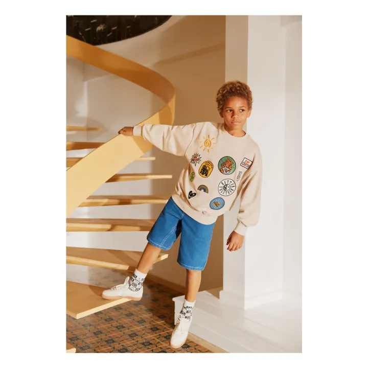 Sweat Mar Patchs | Ecru- Product image n°3