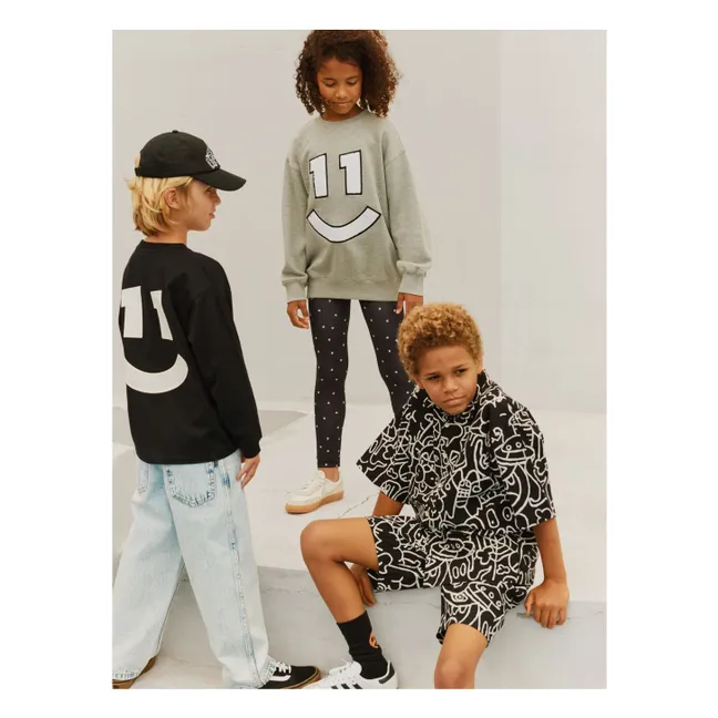 Richie Doodles organic cotton shirt | Black