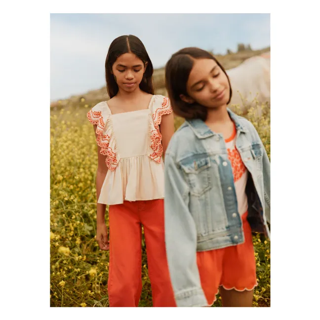 Top Volants Rosamond Conton Bio | Ivoire