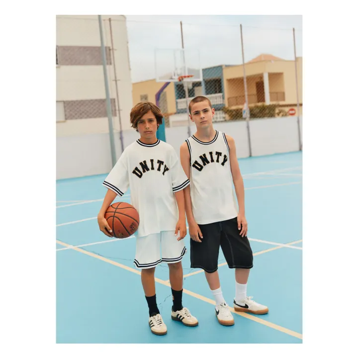 Short Adeen Coton Bio | Blanc- Image produit n°3