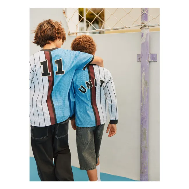 T-shirt Rodney Unity Rayé Coton Bio | Bleu