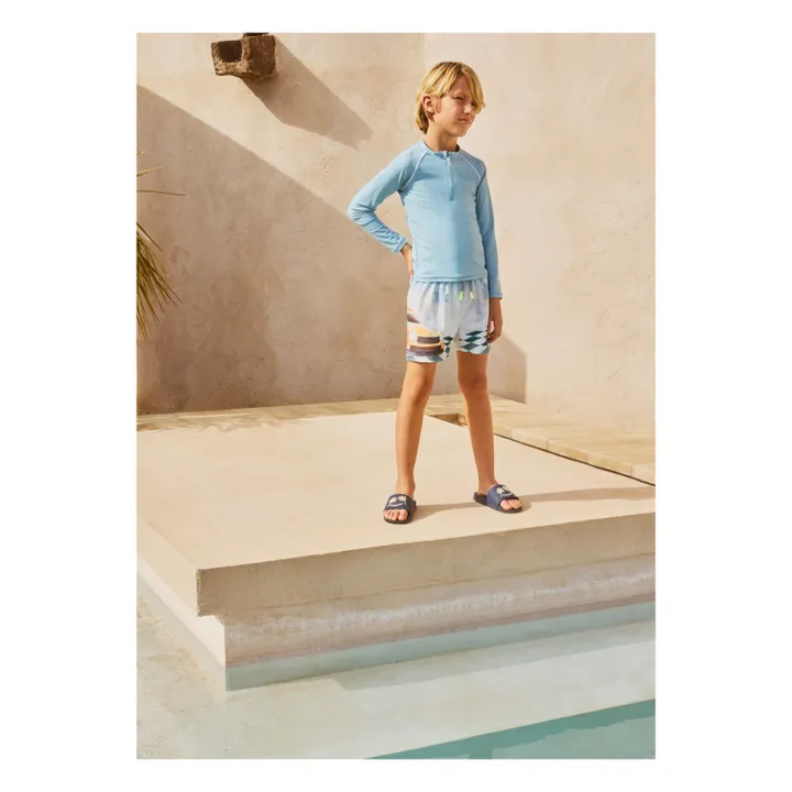 Sandales de Plage Zhappy Palm Smile | Bleu marine- Image produit n°1