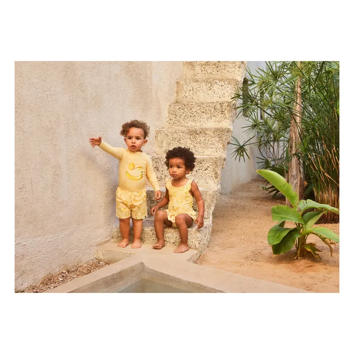 Maillot de Bain Nalani Bananes Fibres Recyclées | Jaune- Image produit n°1