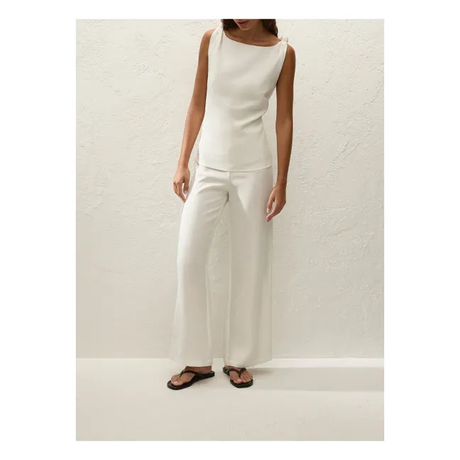 Top Flor Linen | Crudo