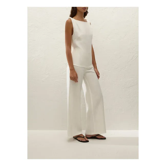 Top Flor Linen | Crudo