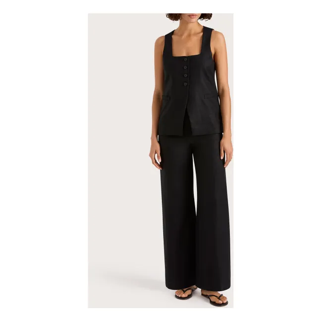 Veste Sans Manche Jackie | Noir