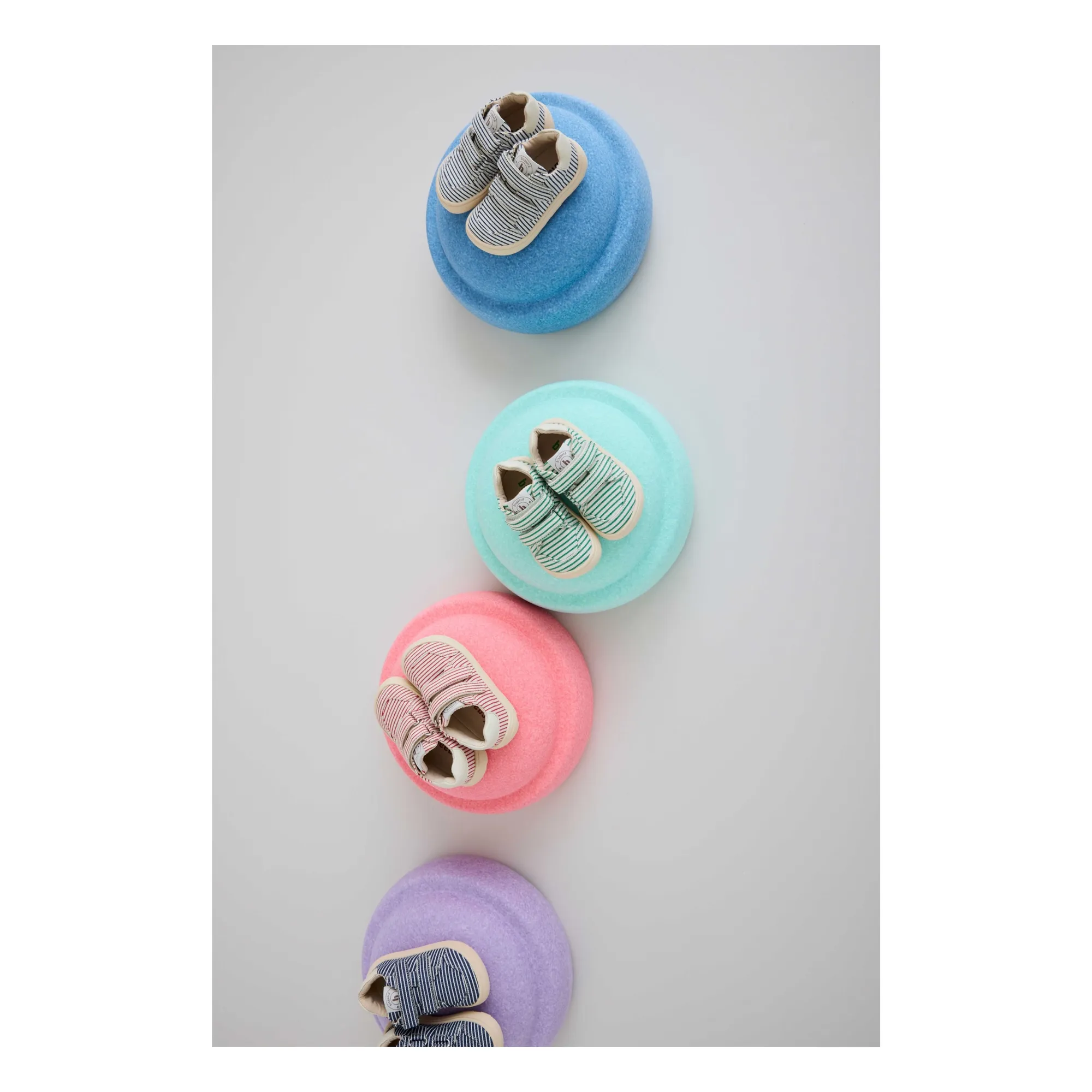 Baskets Scratchs Rayées | Vert- Image produit n°2