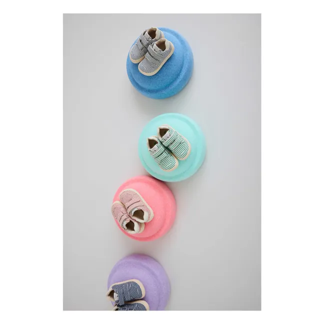 Striped Scratch Sneakers | Green