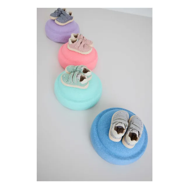 Baskets Scratchs Rayées | Bleu marine