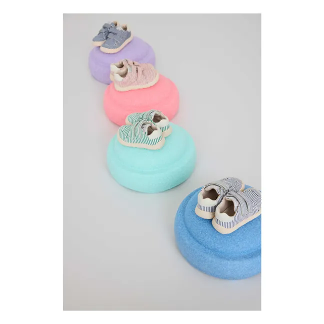 Baskets Scratchs Rayées | Rouge