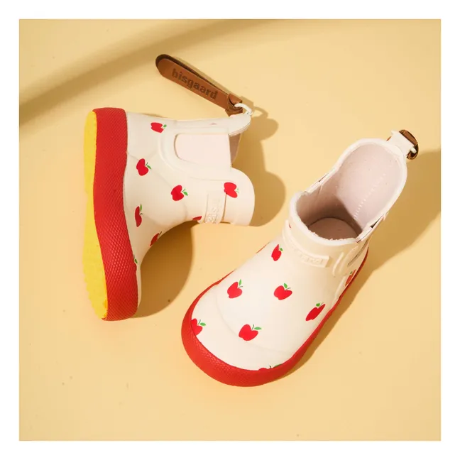 Apple Rain Boots | Ecru
